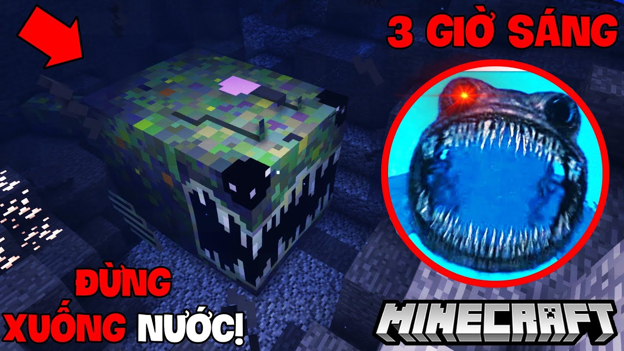 ĐỪNG XUỐNG NƯỚC VÀO LÚC 3 GIỜ SÁNG TRONG MINECRAFT VÌ 
