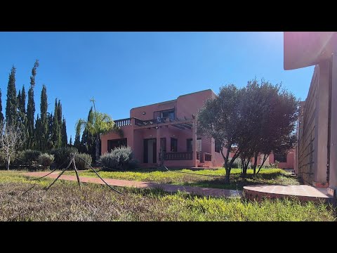 فيرمة غزالة وجميلة ماشالله بالفيلا والمسبح والمساحة هكتار و600متر مع هاد الطبيعة والهدوء