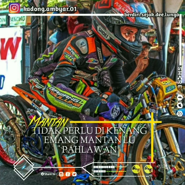 Video drag bike untuk story wa | 30 detik