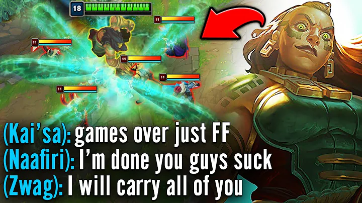 My Whole Team wanted to give up... so I went 1v5 GOD MODE and carried them