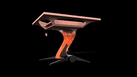 Design Build Chess Table Part3 Purpleheart Top Carving