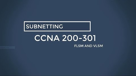 #6 CCNA 200-301 | SUBNETTING | FLSM | VLSM | INDUSTRIAL LEVEL TEACHING PROGRAM