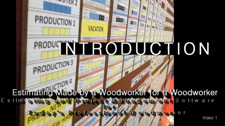 ST-Mate Woodwork Estimating Software  Introduction v1