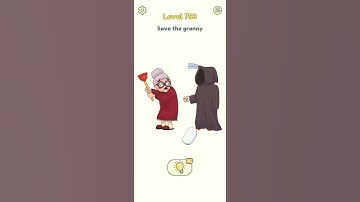 DOP 2 Delete One Part level 753 Save The Granny Walkthrough solution DOP 2 level 753