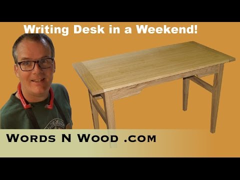 Quick Writing Desk In The Shaker Style Wnw 32 Youtube