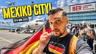ALLEINE MIT DEM FLUGZEUG NACH MEXIKO… 🇲🇽 FIFA WM 2026