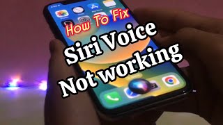 How to fix Siri voice not working on iPhone/ Siri voice not speaking , Siri not listening. screenshot 4