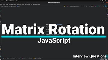 Matrix Rotation in JavaScript.