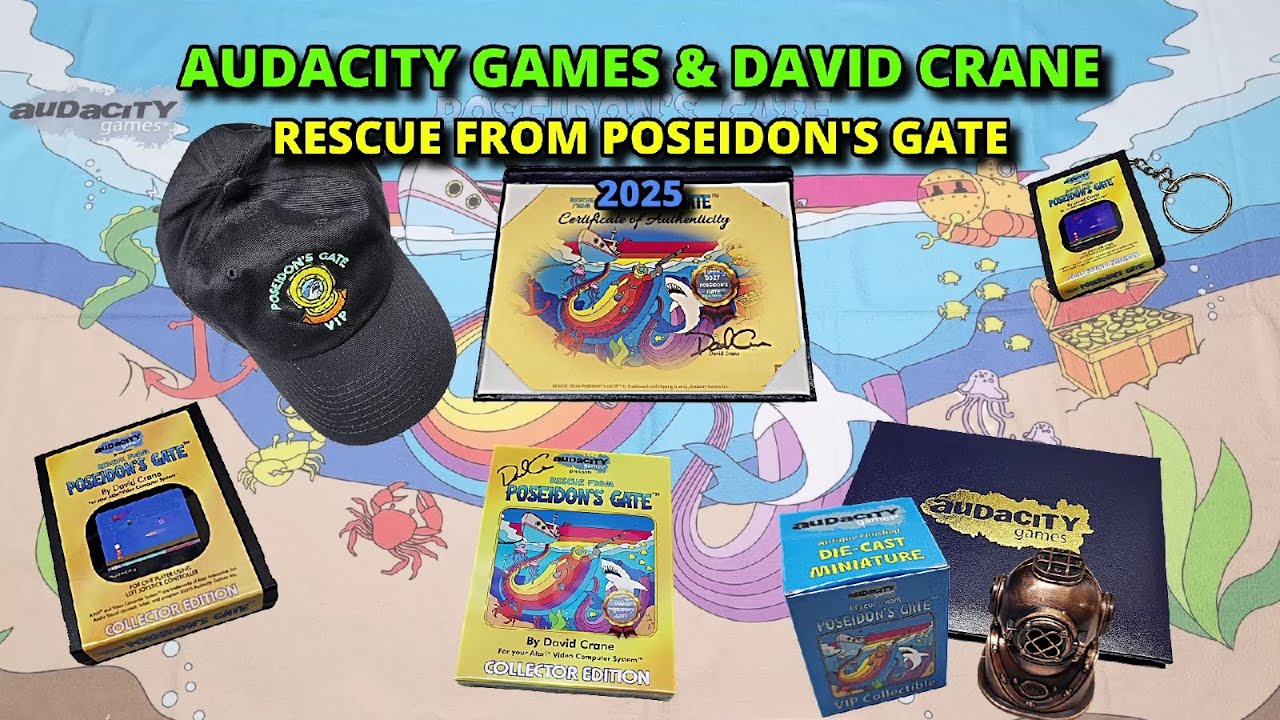 Спасение Дэвида Крейна из «Врат Посейдона»: распаковка и геймплей | VIP-игра для Atari от Audacit...