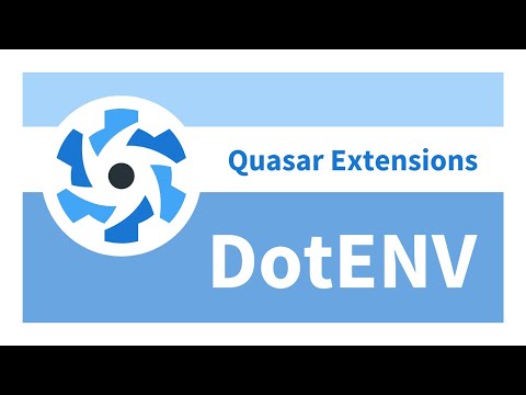 Quasar Extensions - dotenv (Environment Variables)