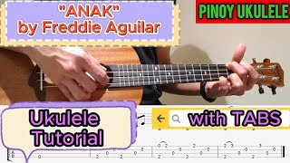 Download lagu 'ANAK' by Freddie Aguilar in Ukulele Tutorial with TABS @pinoyukulele2023