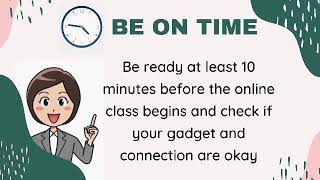Virtual Classroom Rules