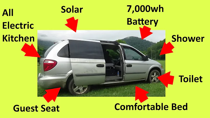 Easy No Build Minivan Camper Build - Simple Conversion with Shower, Toilet, Fridge, Stove, Microwave