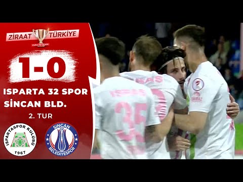 Isparta 32 Spor 1-0 Sincan Belediyespor MAÇ ÖZETİ (Ziraat Türkiye Kupası 2. Tur Maçı) / 10.10.2023