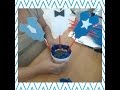 DIY Arreglos de mesa - baby shower niño