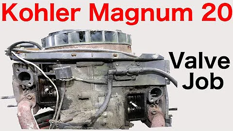 How To Do A Valve Job On A Kohler Magnum 20 Engine
