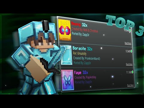 Top 3 Best 32x PvP Texture Pack For MCPE/MCBE // Hive Skywars - YouTube