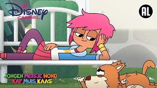 Jongen Meisje Hond Kat Muis Kaas | Nare Klusjes | Disney Channel NL