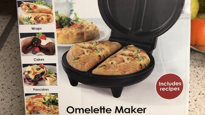 Elite Gourmet Dual Omelet & Frittatas Maker 