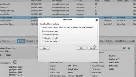 Working with Your Contacts in Maximizer CRM