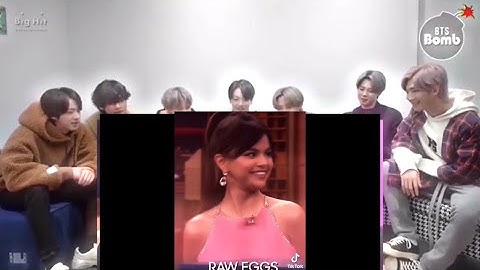 BTS reacts to Selena Gomez edit TikTok part.2