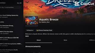 I am rlly a dev in Aquatic Breeze (secret group staff member)