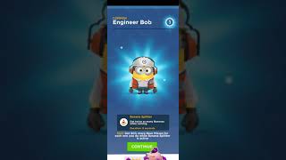 Unlocking Engineer Bob On Minion Rush