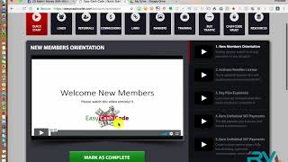 Easy Cash Code Training * Dashboard