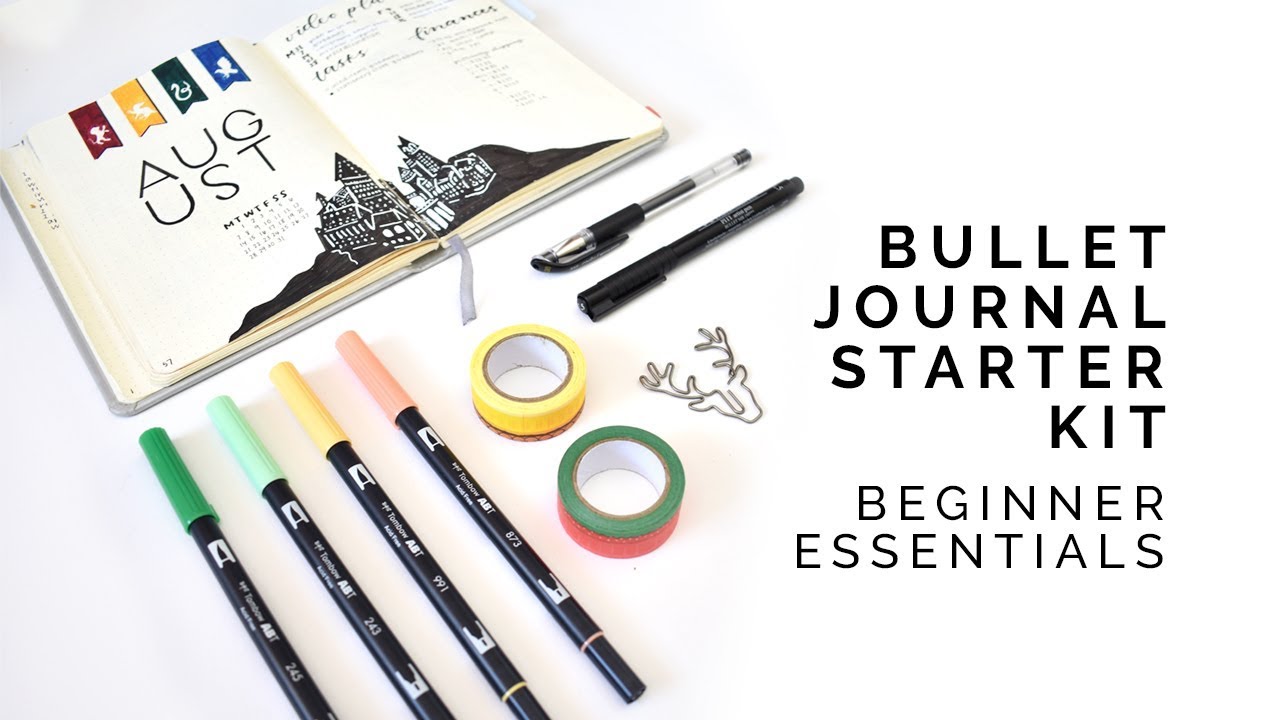 huiselijk Weekendtas zin the ultimate bullet journal starter kit ⭐ essential supplies for beginners  - YouTube