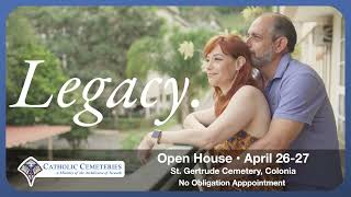 Life, Love, Legacy: St Gertrude Cemetery & Mausoleum Open House April 26 & 27 – Prices Increase 4/28