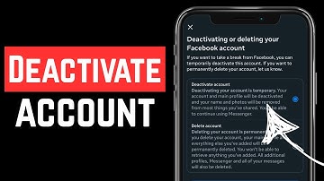 How To Deactivate Your Facebook Account