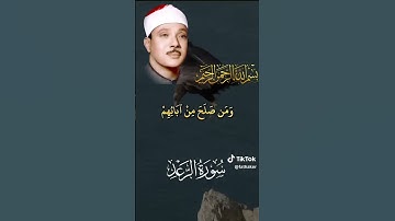جنات عدن يدخلونها .. تلاوة رائعة لسورة #الرعد بصوت القارئ الشيخ #عبدالباسط_عبدالصمد