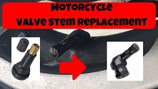 Motorcycle Tire Valve Stem Replacement