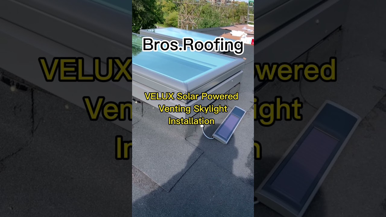 Solar Skylight Installation