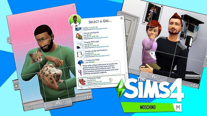 The Sims 4 Moschino Stuff: 40+ Trailer Screens