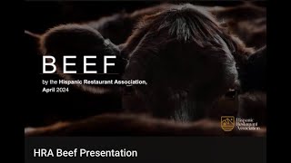 HRA Beef Carcass Butcher class with subtitles