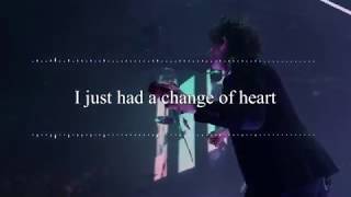 Video thumbnail of "The 1975 -  A Change of Heart - (with lyrics) (Live at The O2, London)"