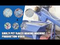 Shuliy pet bottle flakes making machine  pet flakes making  machine