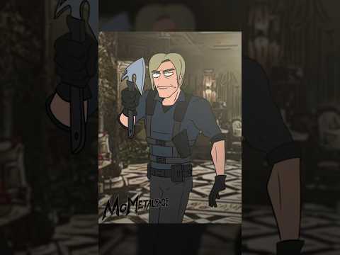 Leon Kennedy's Insane Parry Timing - #animation #re9requiem #residentevilrequiem