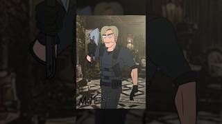 Leon Kennedy's Insane Parry Timing - #animation #re9requiem #residentevilrequiem