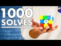 I Solved 1000 Rubik's Cubes in One Sitting