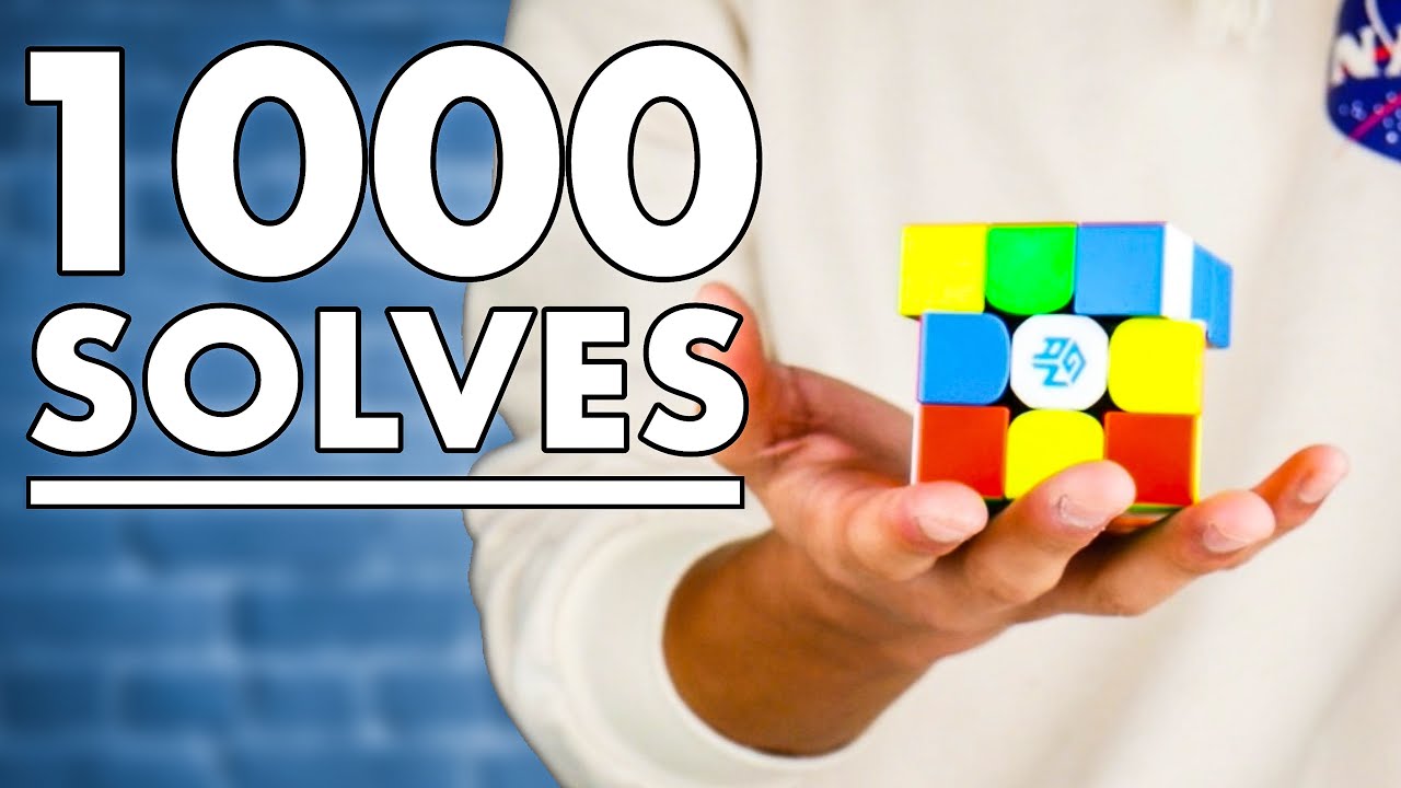 I Solved 1000 Rubik S Cubes In One Sitting Youtube