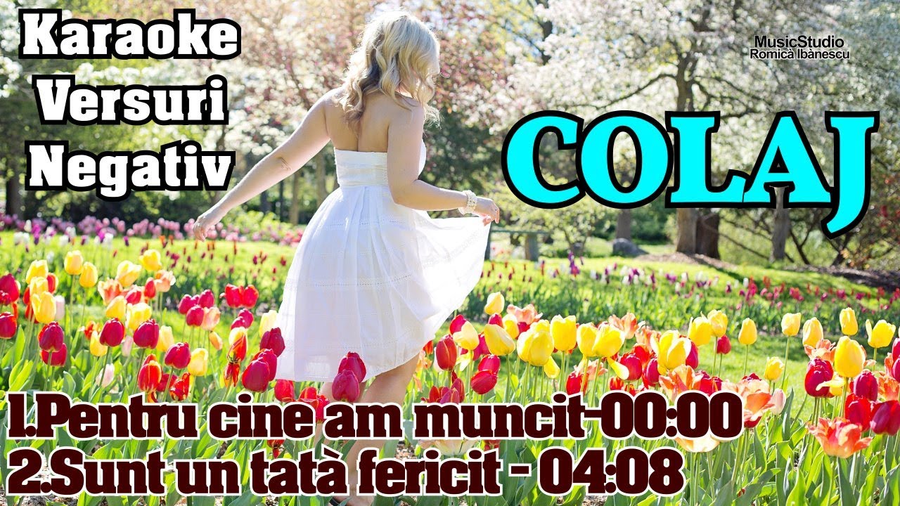 Karaoke - COLAJ - Pentru cine am muncit + Sunt un tata fericit - [Muzica de ascultare si voie buna]