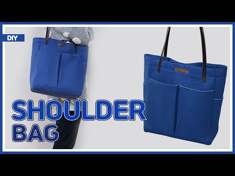 DIY/ MULTIPLE POCKETS SHOULDER BAG/ 포켓이 여러개있는 숄더백 만들기/ 남자가방/ sewing/ tutorial [Tendersmile Handmade]