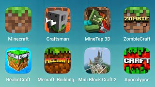 Minecraftt, Craftsman, MineTap 3D, ZombieCraft, RealmCraft, Mecraft Building, Mini Block Craft 2 screenshot 5