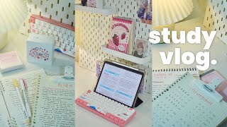 4am productive study vlog ☕ getting my life together, study routine, note-taking, self-care