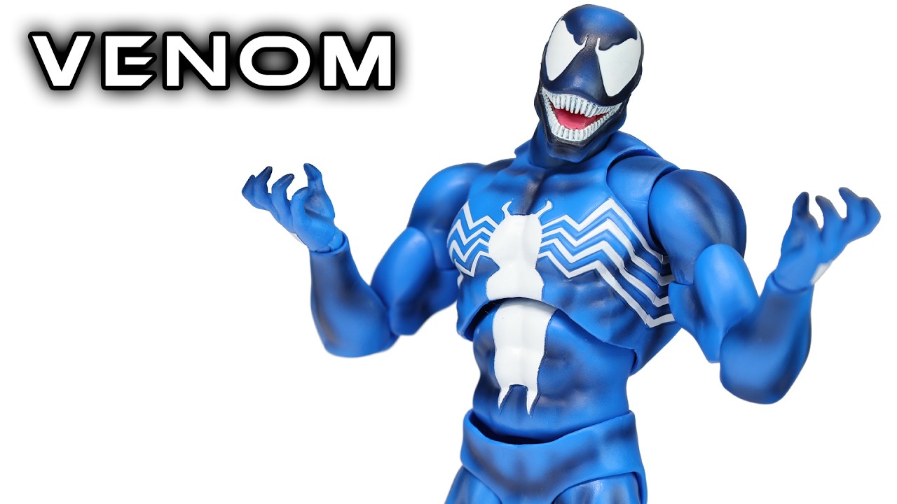 Mafex VENOM (Comic Blue Ver.) No. 298 Spider-Man Action Figure