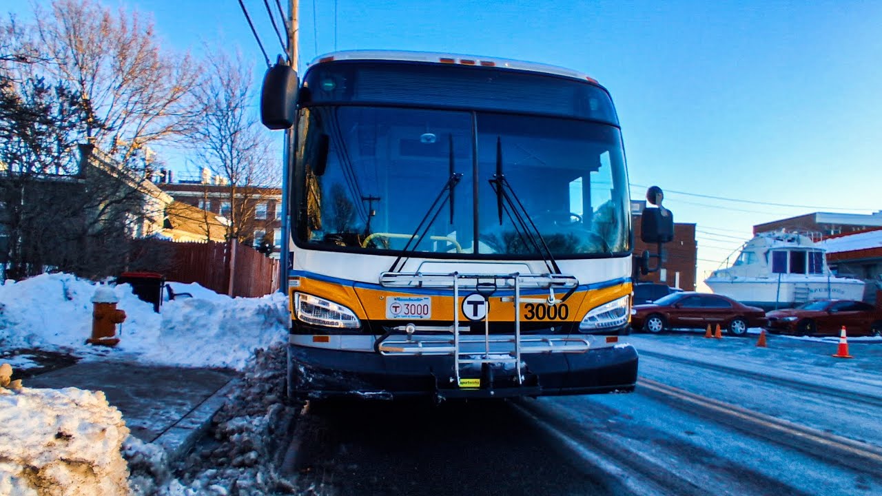Riding the full MBTA route 712 to Winthrop Beach