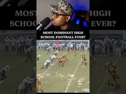 Most Dominant HS Football Player Ever? 🤔 #HighSchoolFootball #Shorts