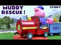 Peppa Pig Toys Story - Muddy Puddles Rescue